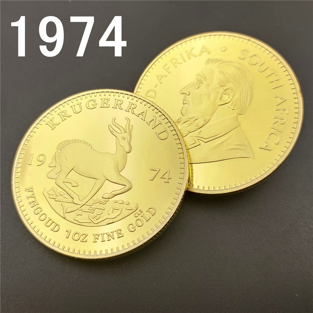 Commemorative Coin South Africa Kruger Gold And Silver Coins Commemorative Medal