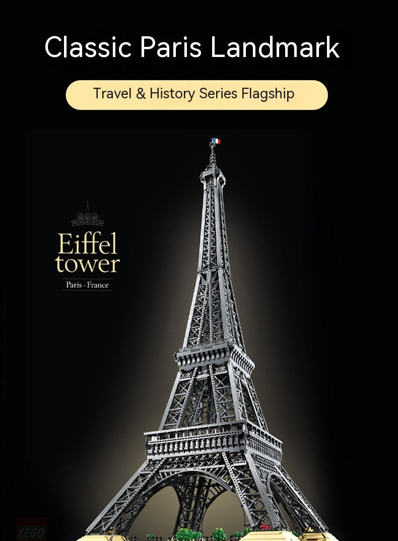 Eiffel Tower Building Block Model High Difficulty