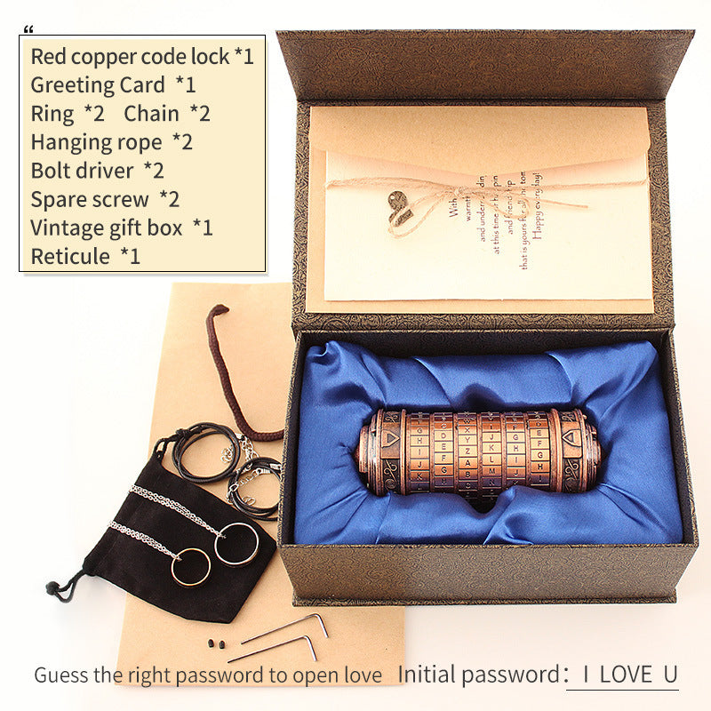 Alloy Creative Da Vinci Combination Lock Set