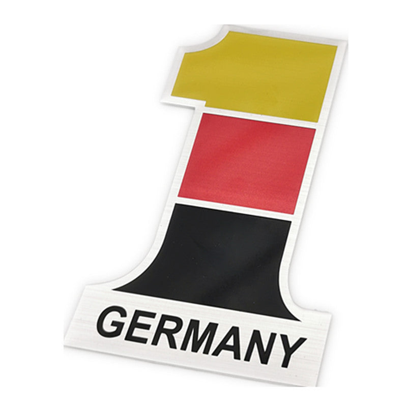 Car Personality Stickers 3 Dstereo Metal Sticker worlwide Flag Car Body Sticker Scratch Stickers