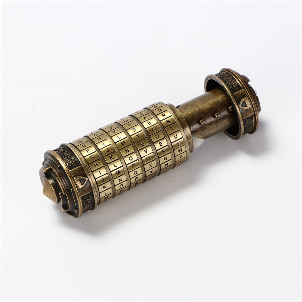 Da Vinci Combination Lock Bronze Precision Edition