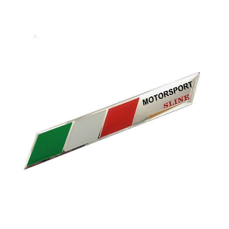 German Flag Modified Car Sign
