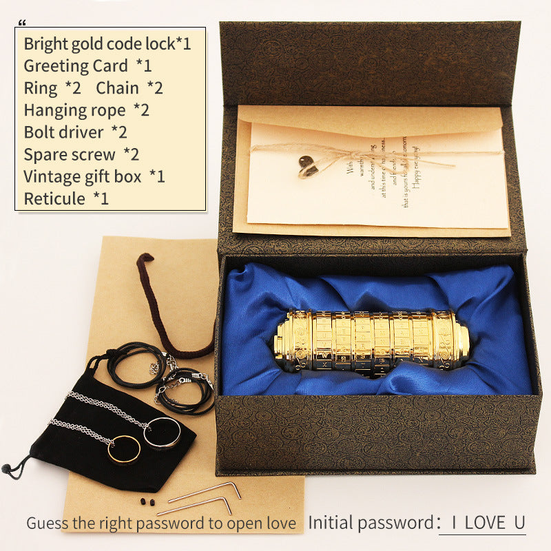 Alloy Creative Da Vinci Combination Lock Set