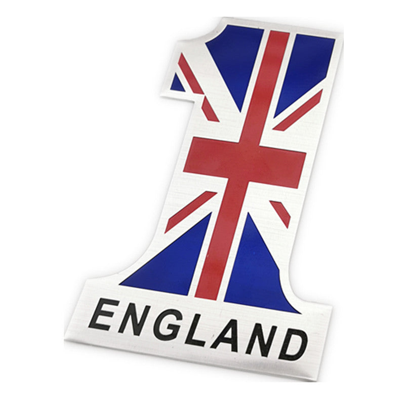 Car Personality Stickers 3 Dstereo Metal Sticker worlwide Flag Car Body Sticker Scratch Stickers