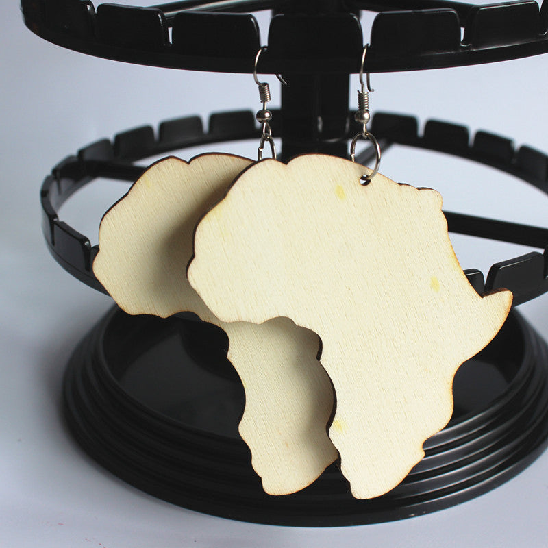 Exaggerated Fashion Laser Engraving Log Color Vintage Africa