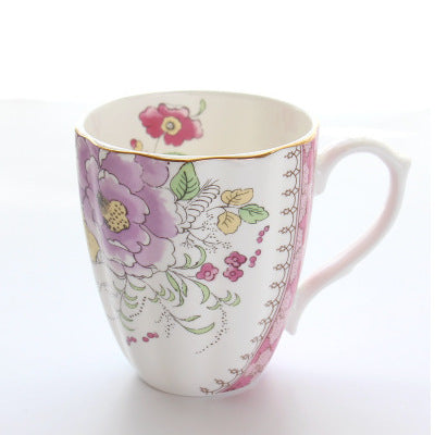 Bone China Mug, Ceramic Mug, Large Capacity Water Cup