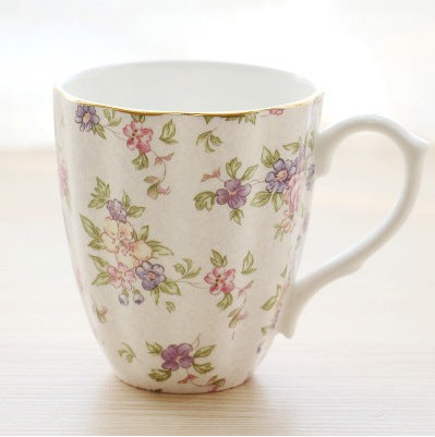 Bone China Mug, Ceramic Mug, Large Capacity Water Cup