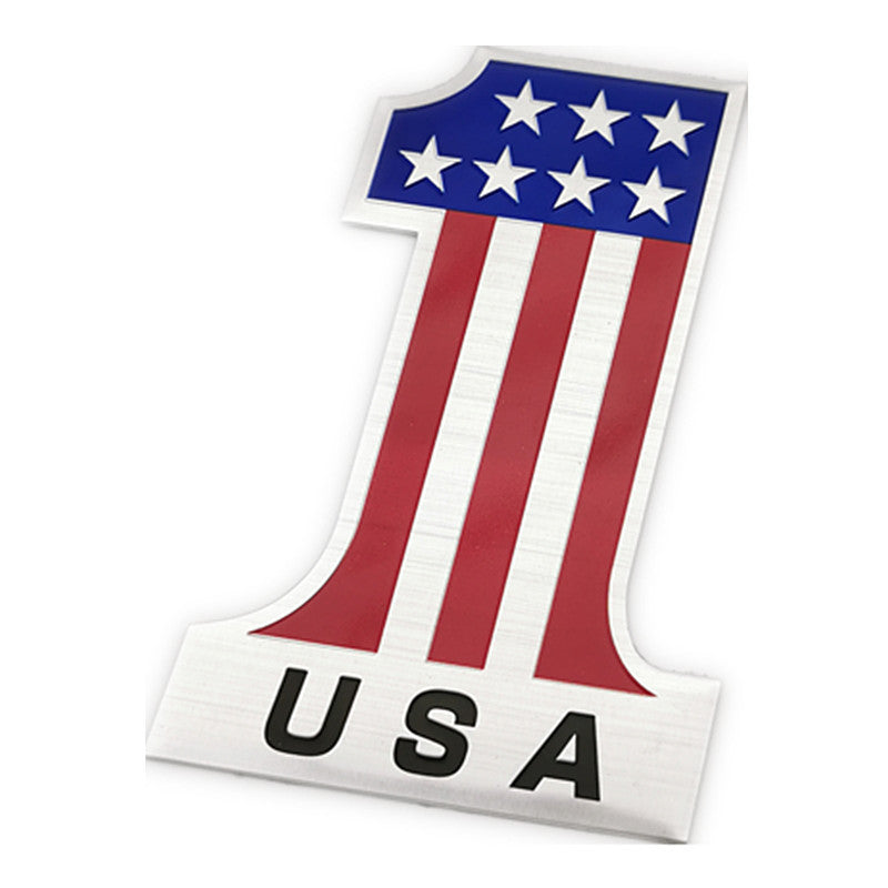Car Personality Stickers 3 Dstereo Metal Sticker worlwide Flag Car Body Sticker Scratch Stickers