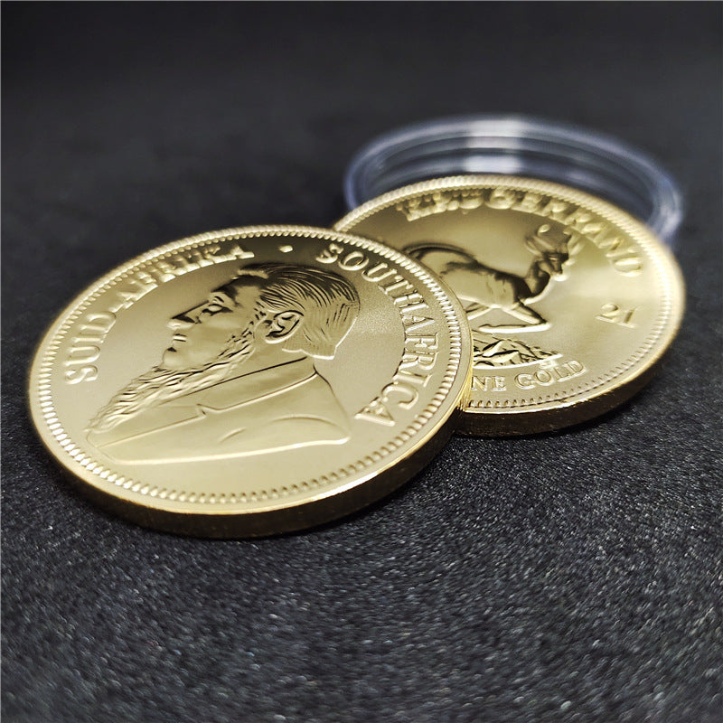 Commemorative Coin South Africa Kruger Gold And Silver Coins Commemorative Medal