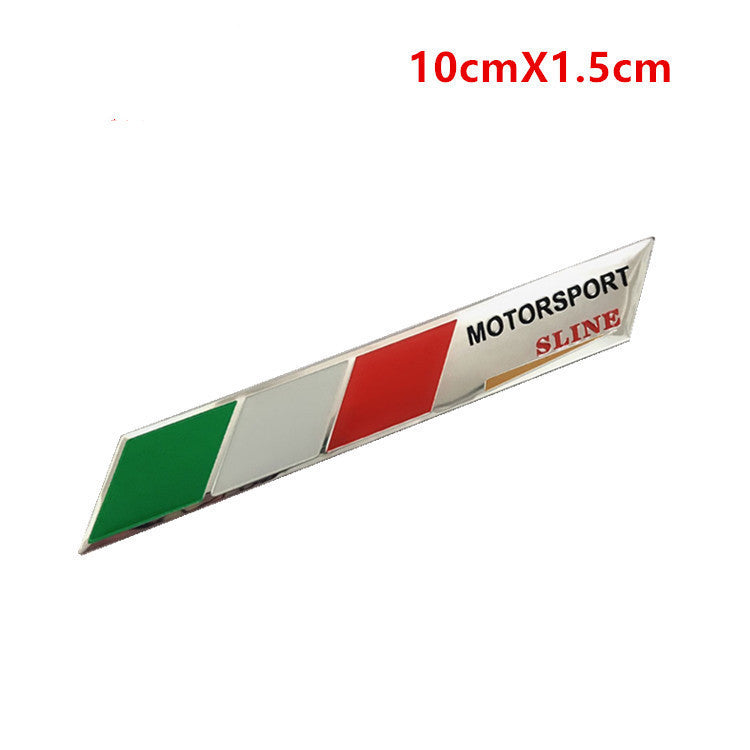 German Flag Modified Car Sign
