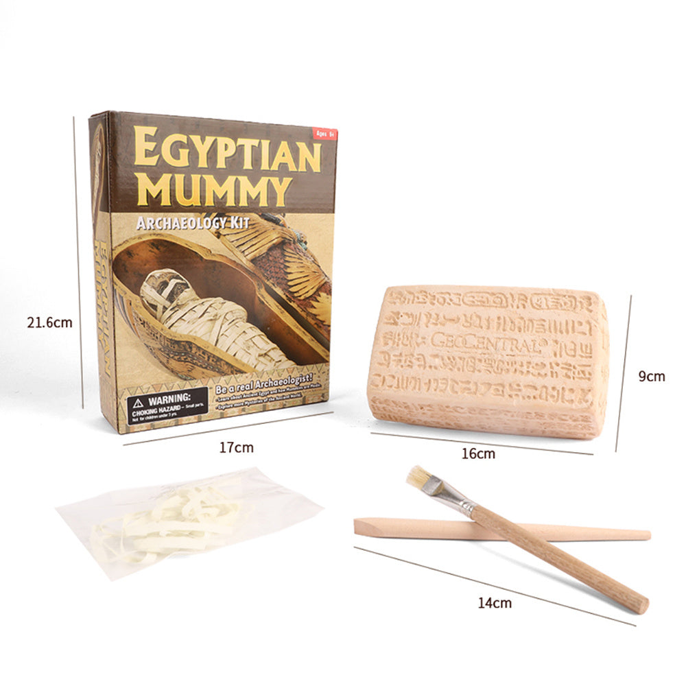 Ancient Egypt Archaeology Mummy Diy Hand Excavation Toys