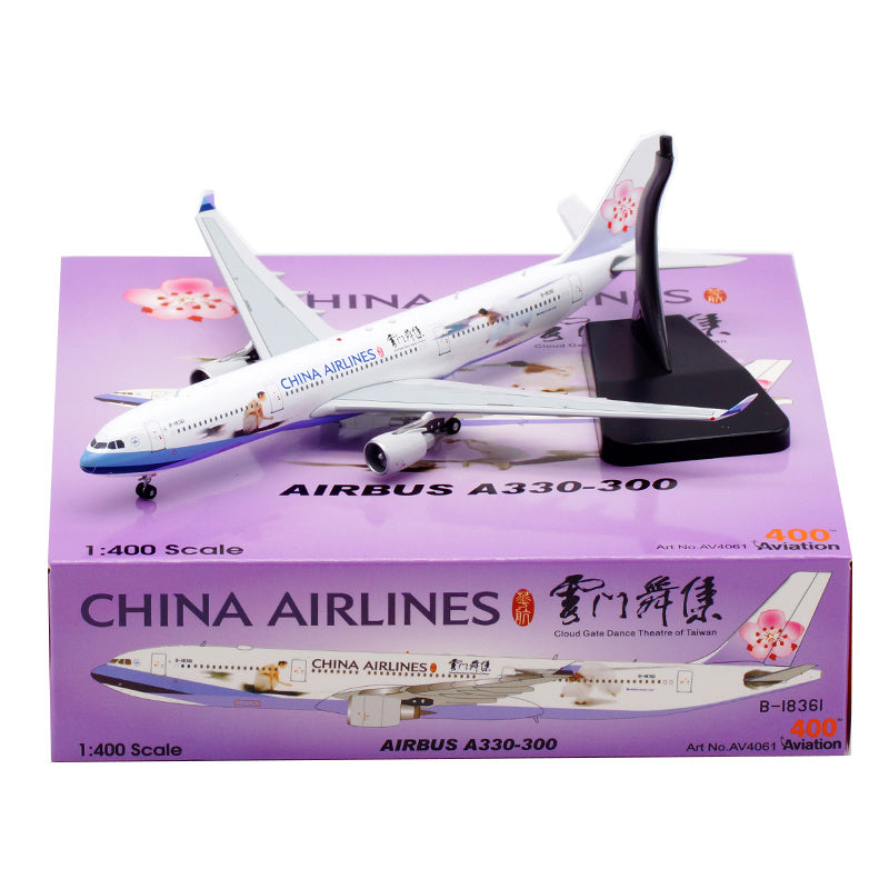 China Airlines A330 300 B 18361 Cloud Gate Painted Model AV4061