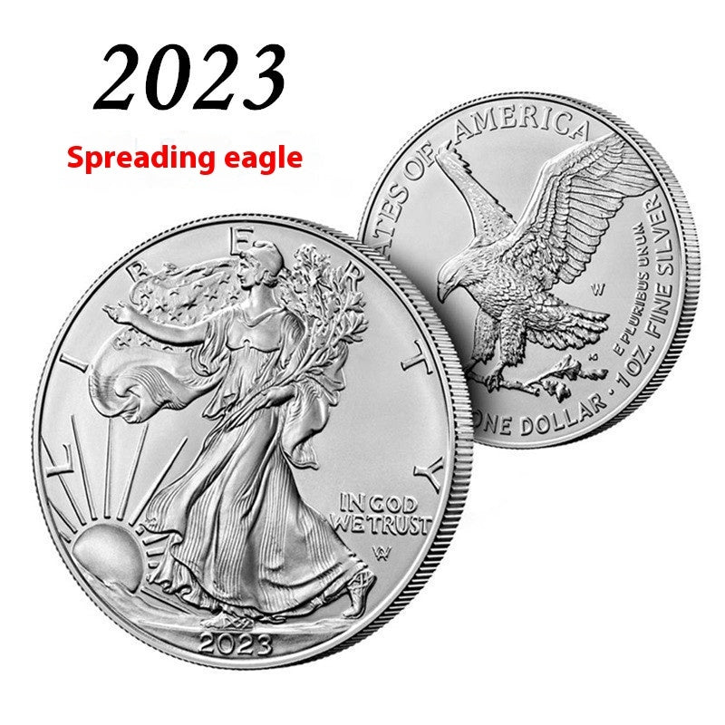 American Eagle Gold Silver Coin Statue Of Liberty