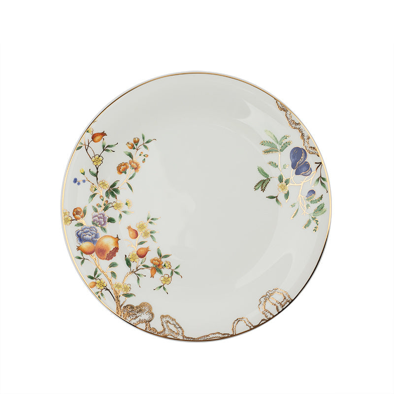 Bone China European Style Antique Household Tableware Bowl And Plate
