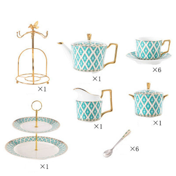 British Afternoon Tea Set Bone China Household
