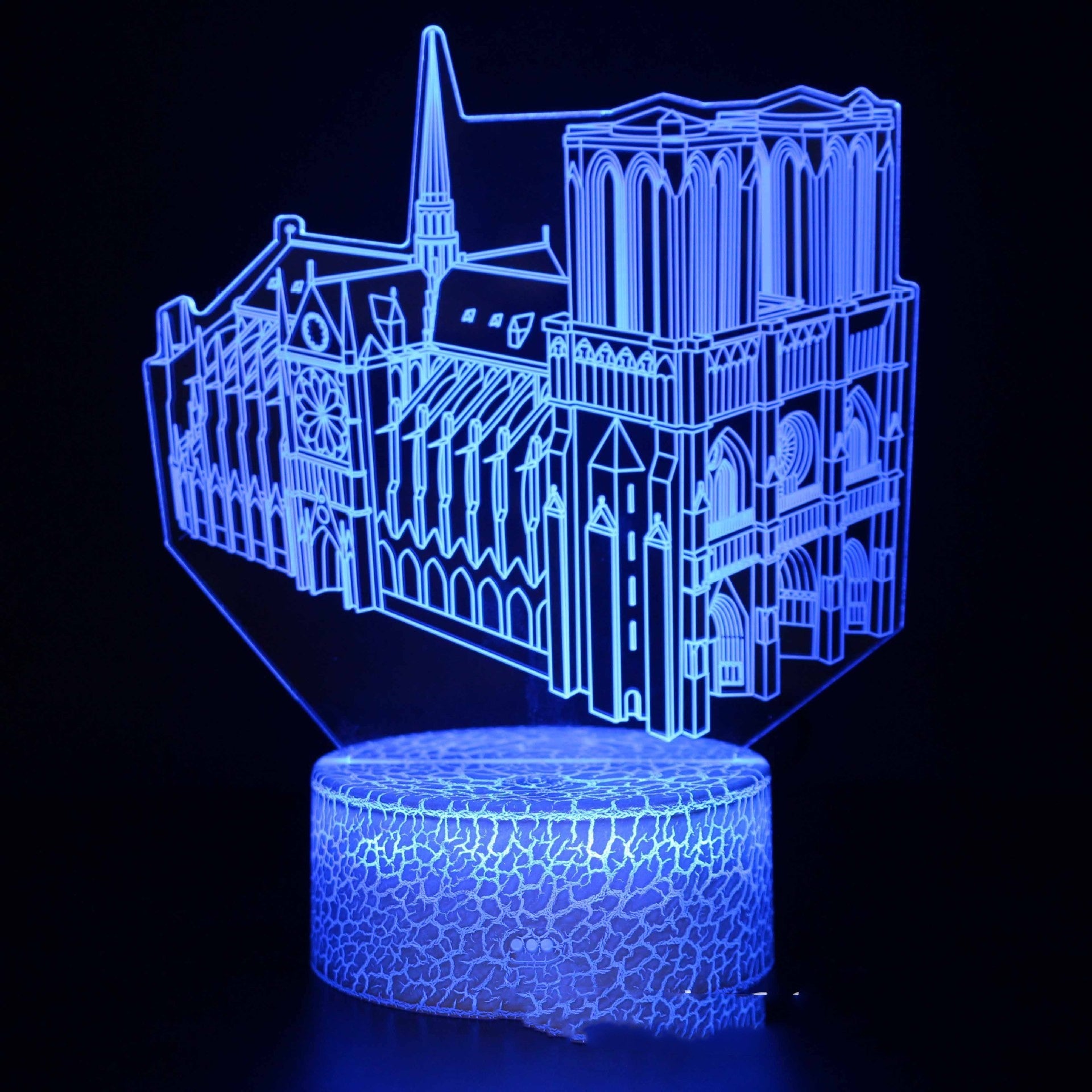 Architecture Paris Tower Series 3d Small Night Lamp