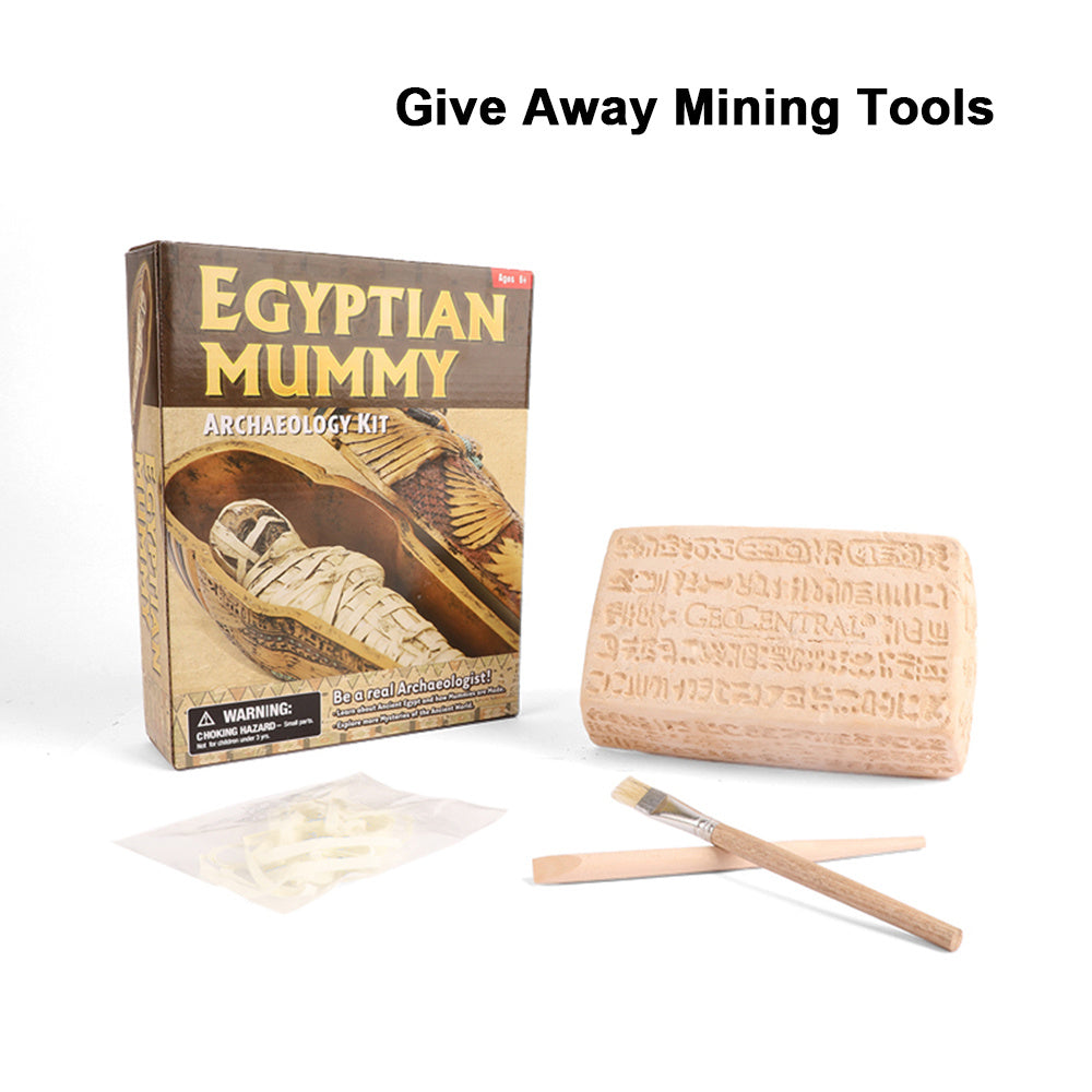 Ancient Egypt Archaeology Mummy Diy Hand Excavation Toys