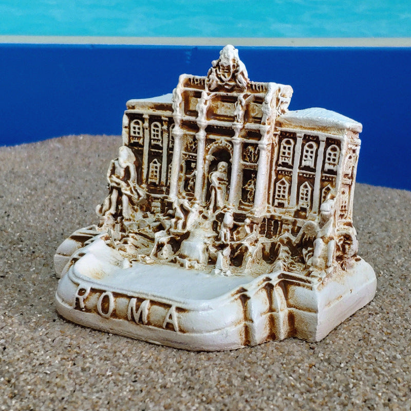 Rome Trevi Fountain Church Italy Rome Travel Souvenir Sand Set