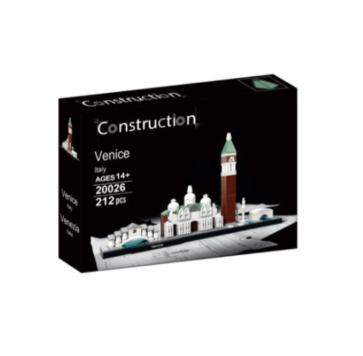 Architecture Paris Dubai London Sydney Chicago Shanghai Building Blocks Kit Bricks Classic City Model Kid Toys For Children Gift