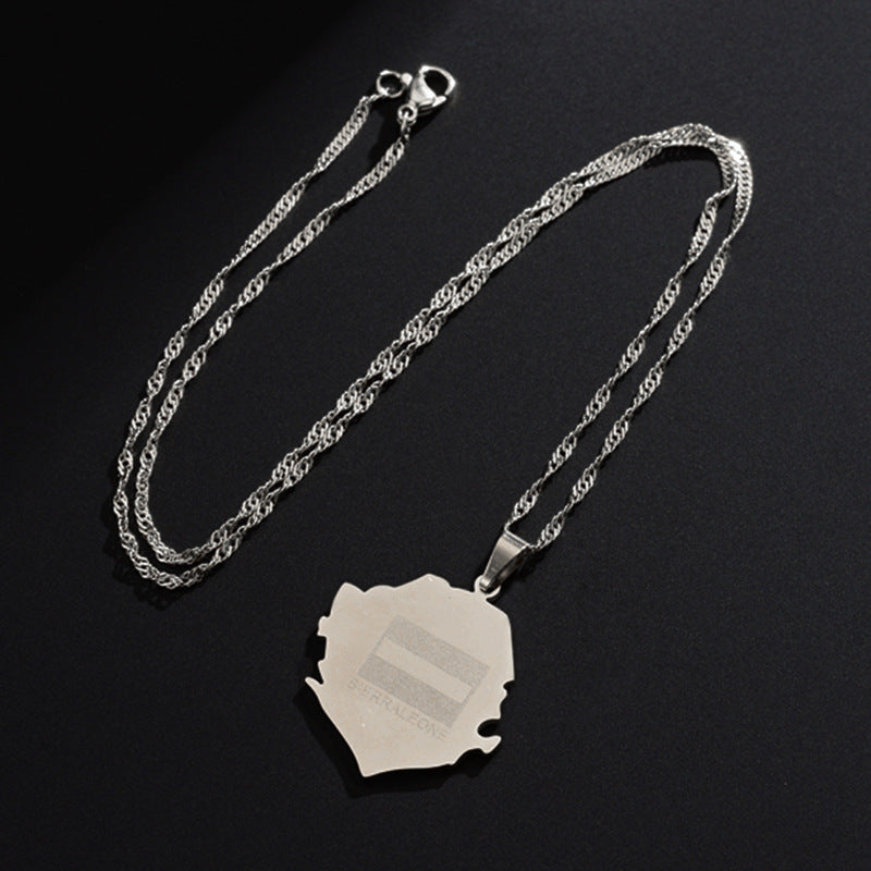 European And American Fashion Stainless Steel Africa St. Vincent
