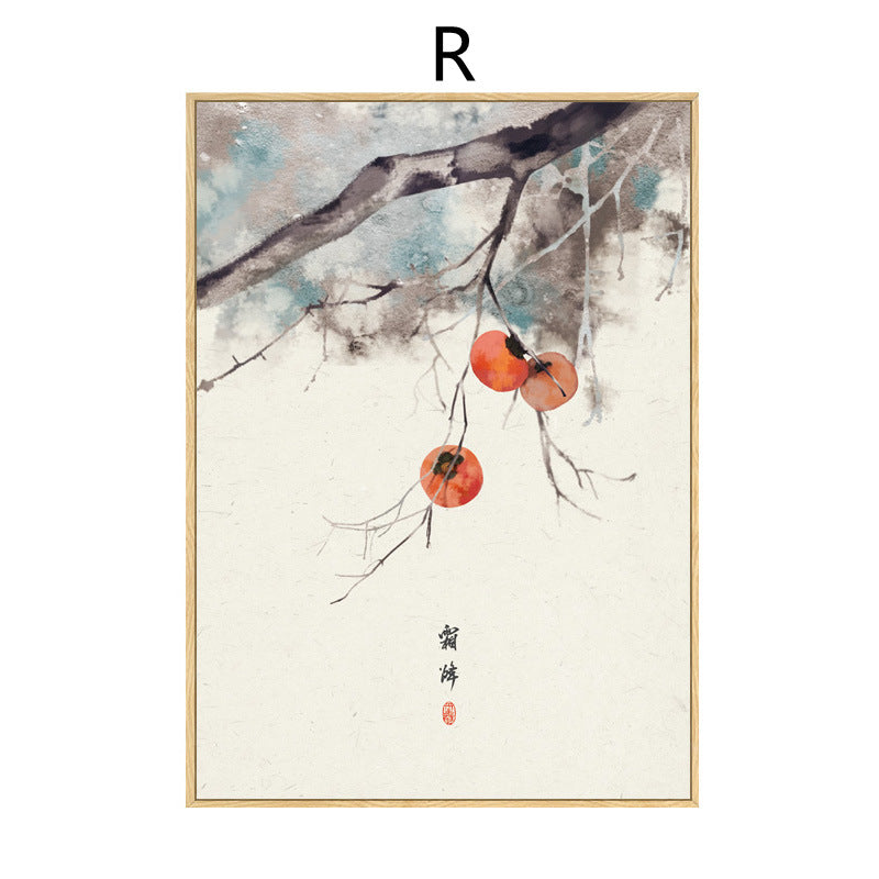 China 24 Solar Terms Landscape Canvas Painting Core