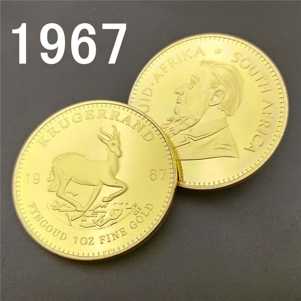 Commemorative Coin South Africa Kruger Gold And Silver Coins Commemorative Medal