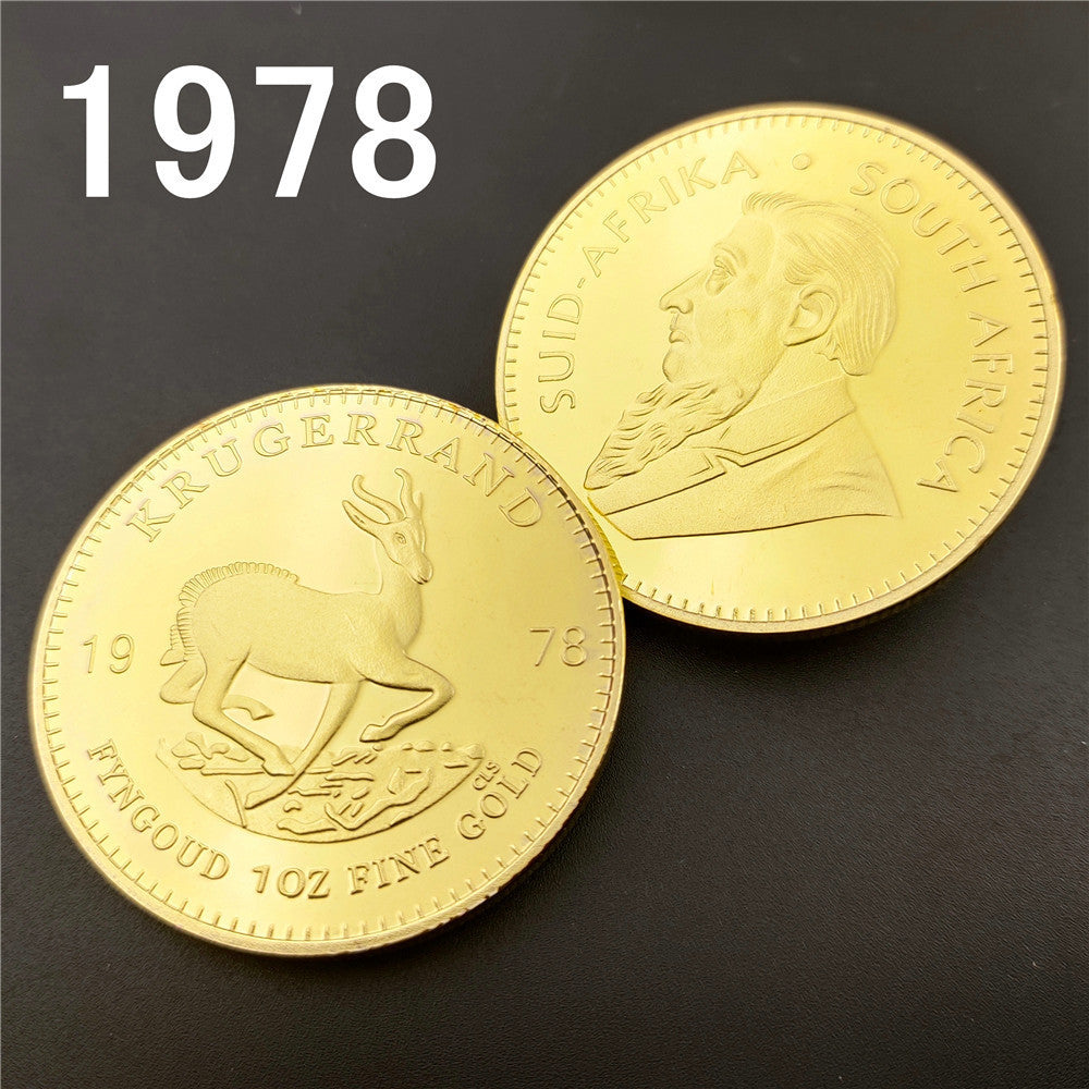 Commemorative Coin South Africa Kruger Gold And Silver Coins Commemorative Medal