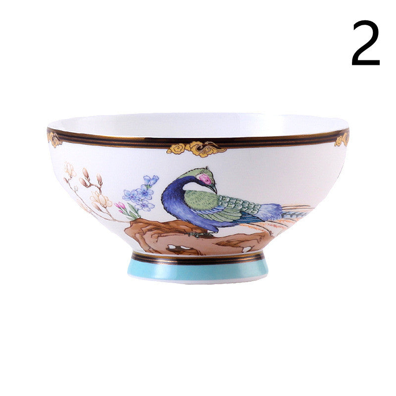 Creative Dishes And Dishes Set Household Chinese Bone China Tableware Set