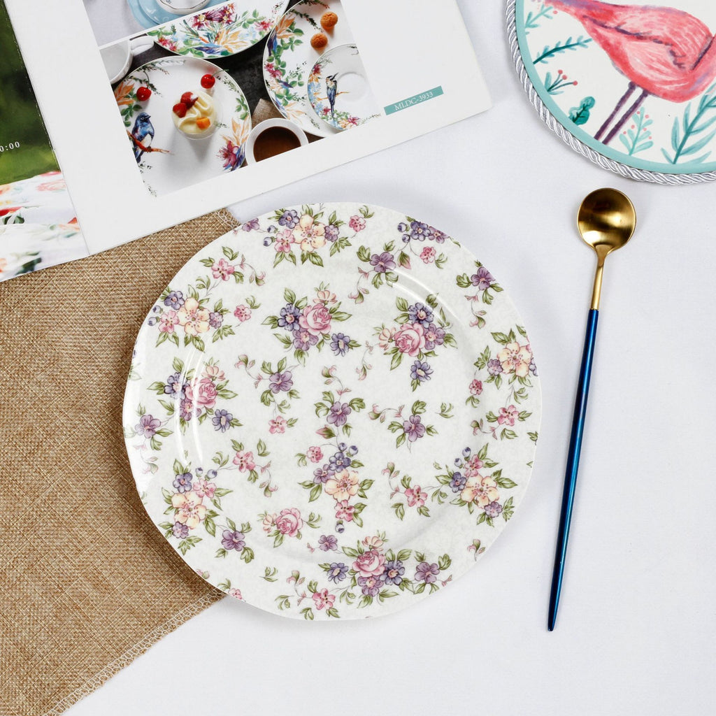 Creative Bone China Plate Household Ceramic Flat Plate