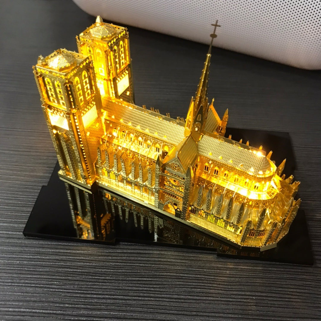 Metal Puzzle Notre Dame De Paris Model