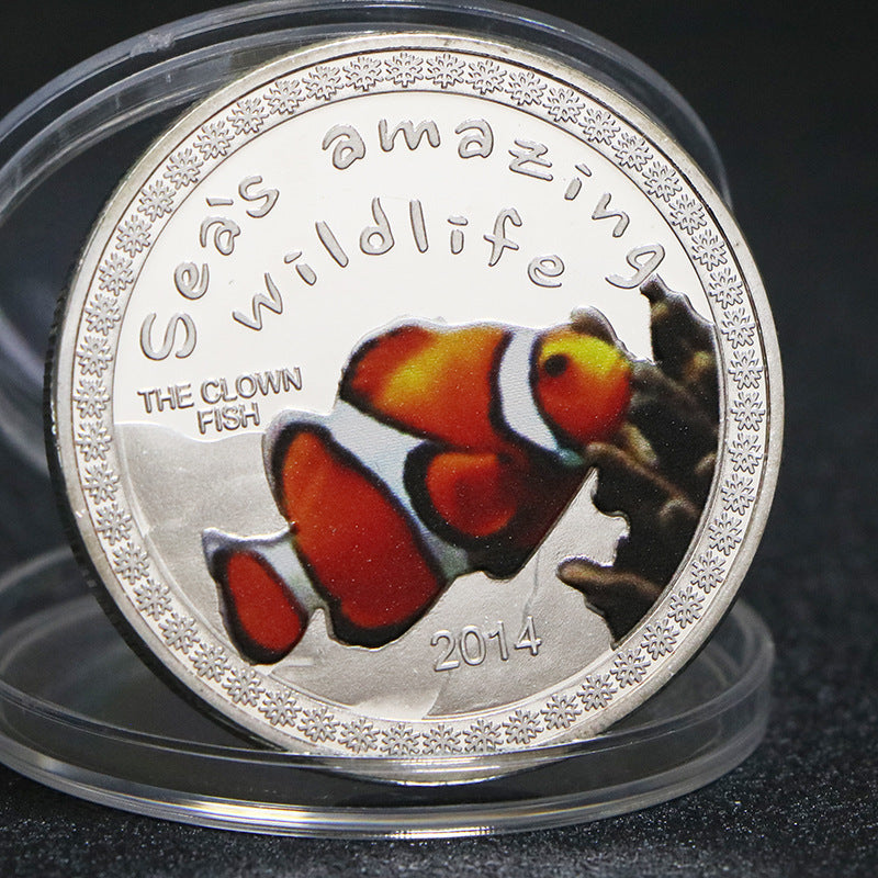 Africa Tropical Fish Commemorative Coin Marine Animals