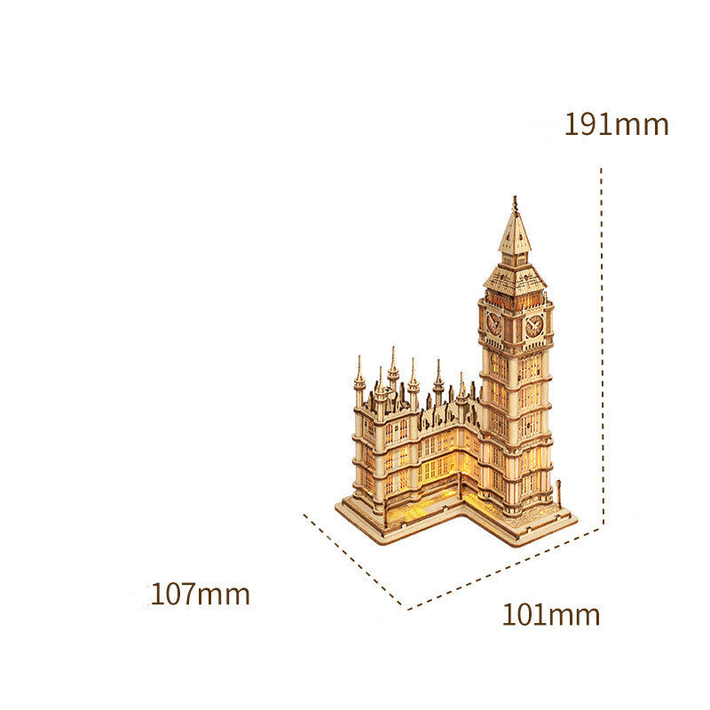 London Building Assembly Model Ornaments Diy