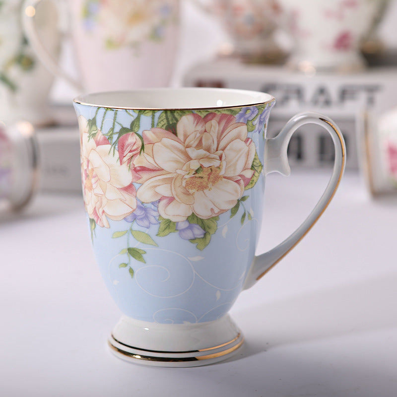 Household Creative Bone China Mark Office Cup