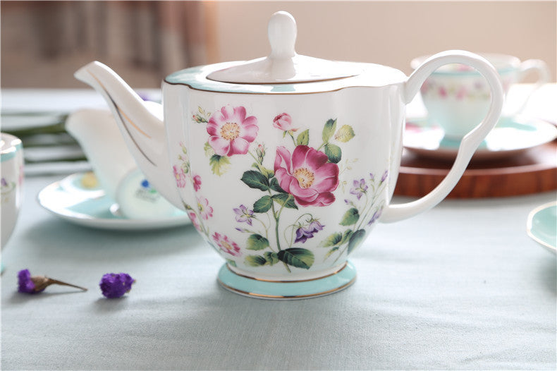Bone China European Style Simple Gold Rim Coffee Cup
