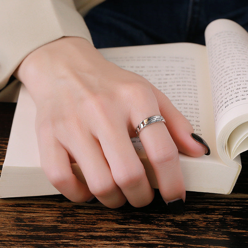 Creative Letters Romantic Paris Trend Ring