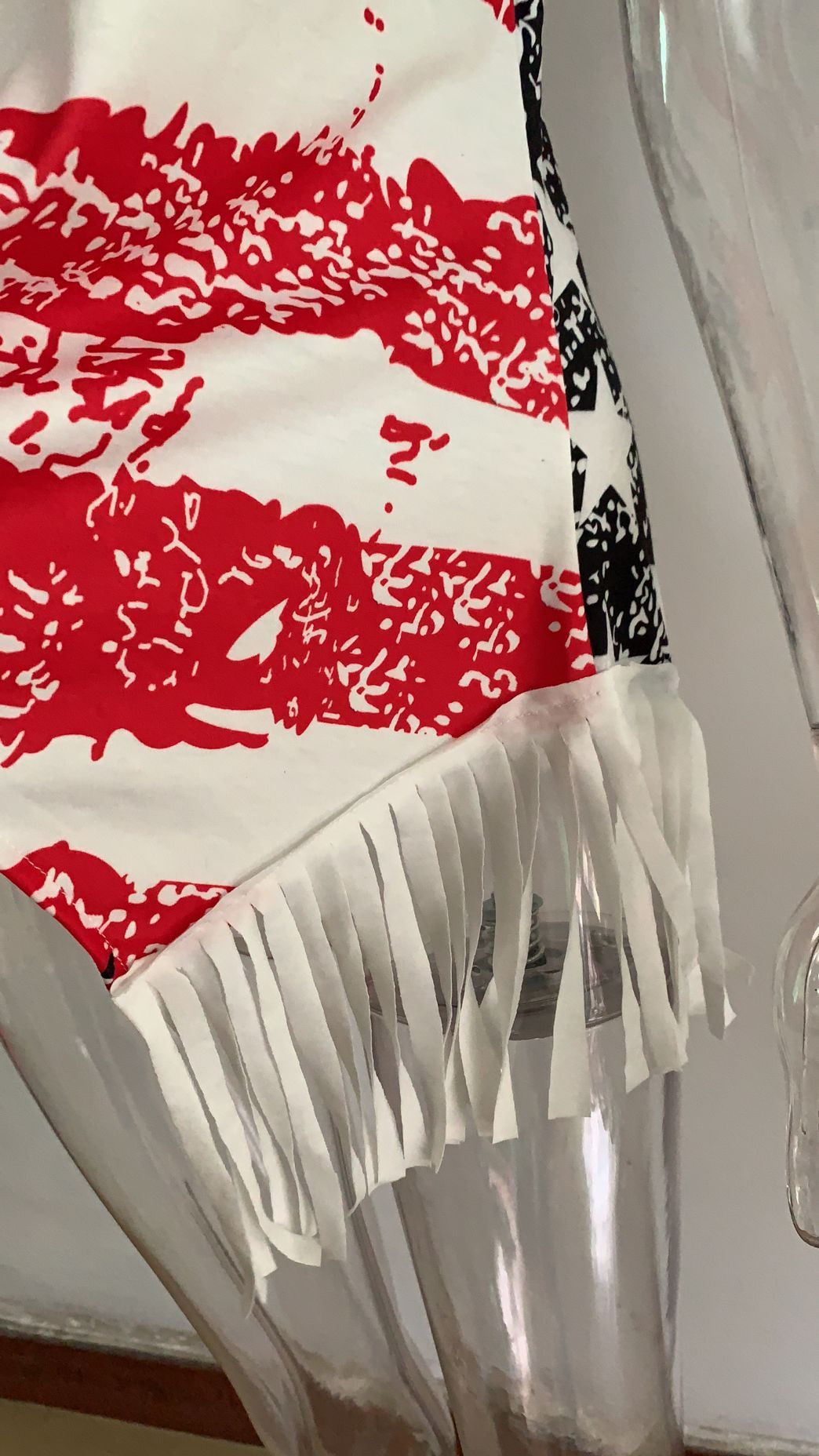 USA National flag print vest