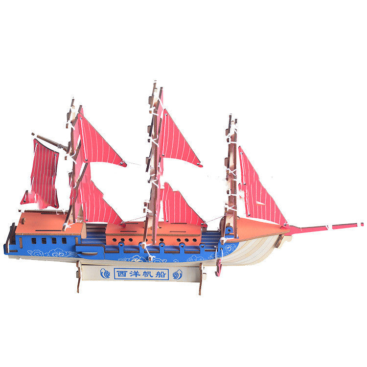 London Tower Bridge Three-dimensional Jigsaw Puzzle DIY Handmade