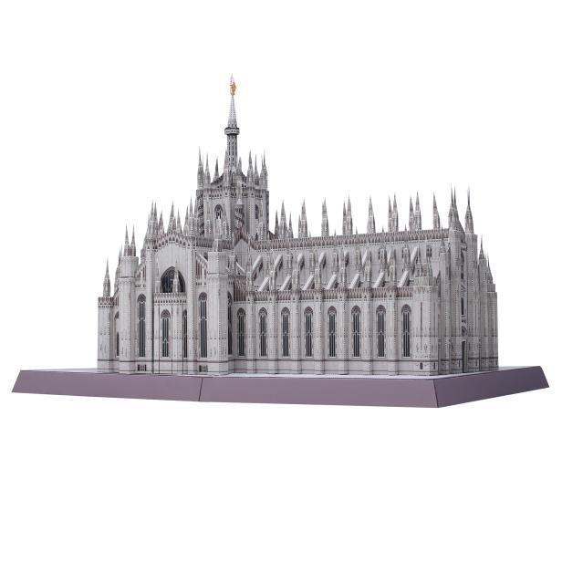 DIY Italy Milan Cathedral Craft Paper Model 3D Architectural Building DIY
