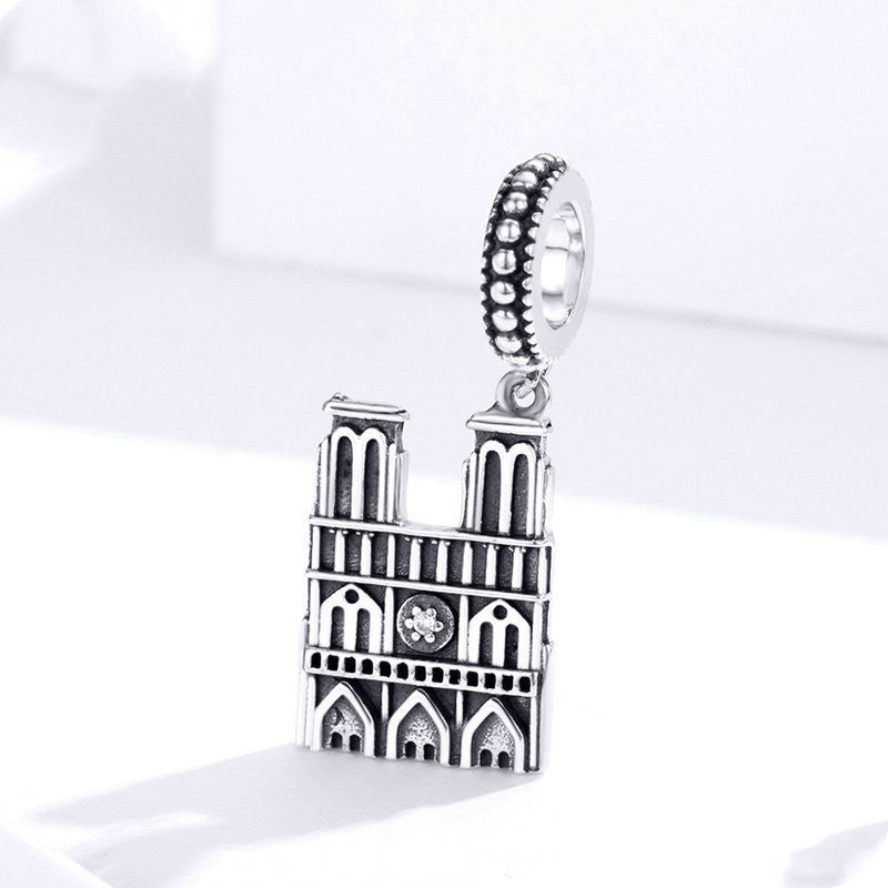 Notre Dame De Paris S925 Sterling Silver Pendant