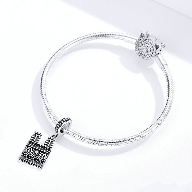 Notre Dame De Paris S925 Sterling Silver Pendant
