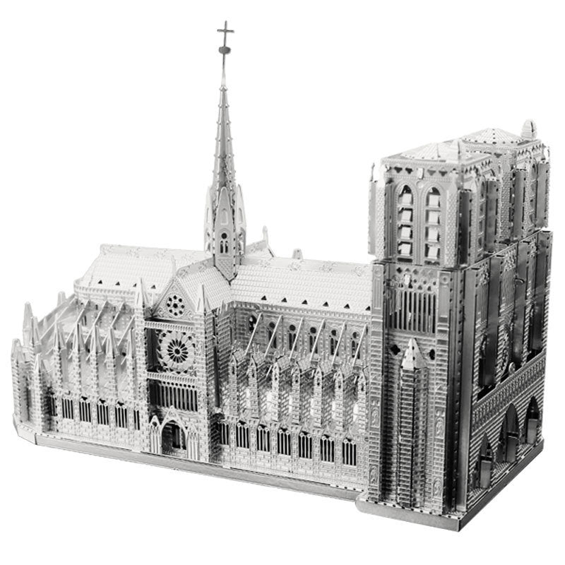 3D Metal Assembly Model Diy Puzzle Notre Dame De Paris