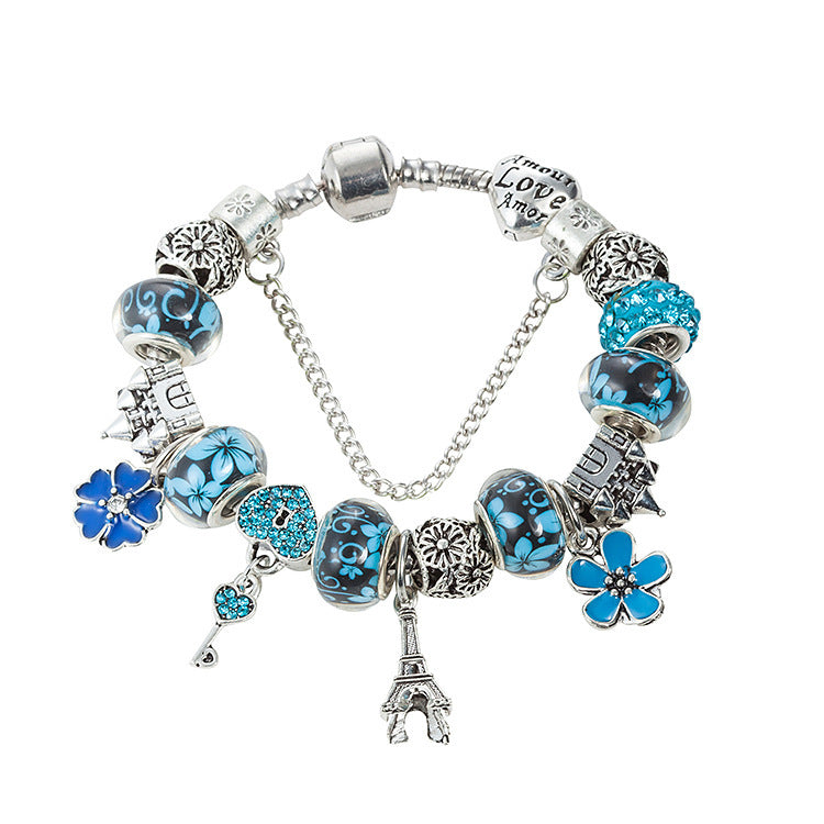 Eiffel Tower Pendant Bracelet