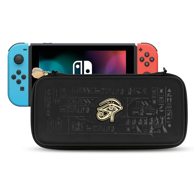Mysterious Egypt SwiTch Protective Shell Black Hard Cover Back Grip Controller Split Housing Case