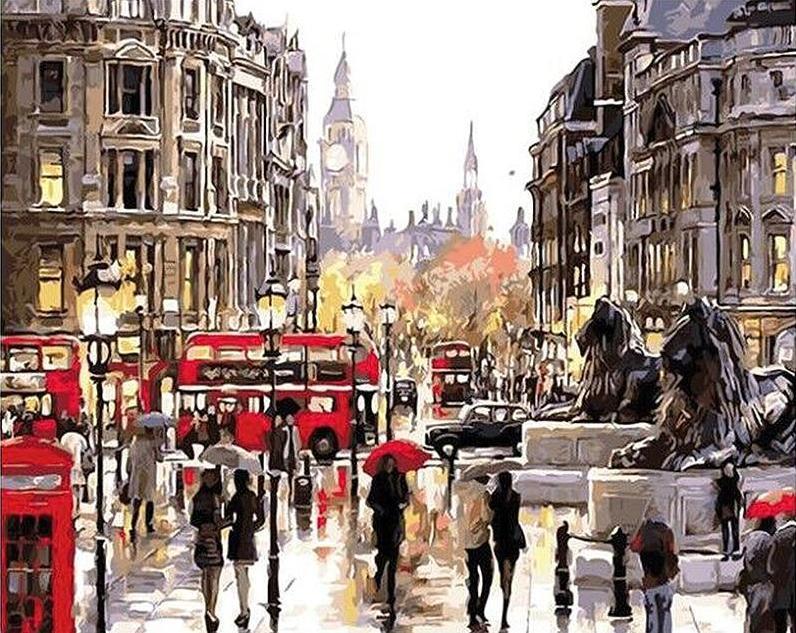 The Streets Of London Painting By Numbers Kit