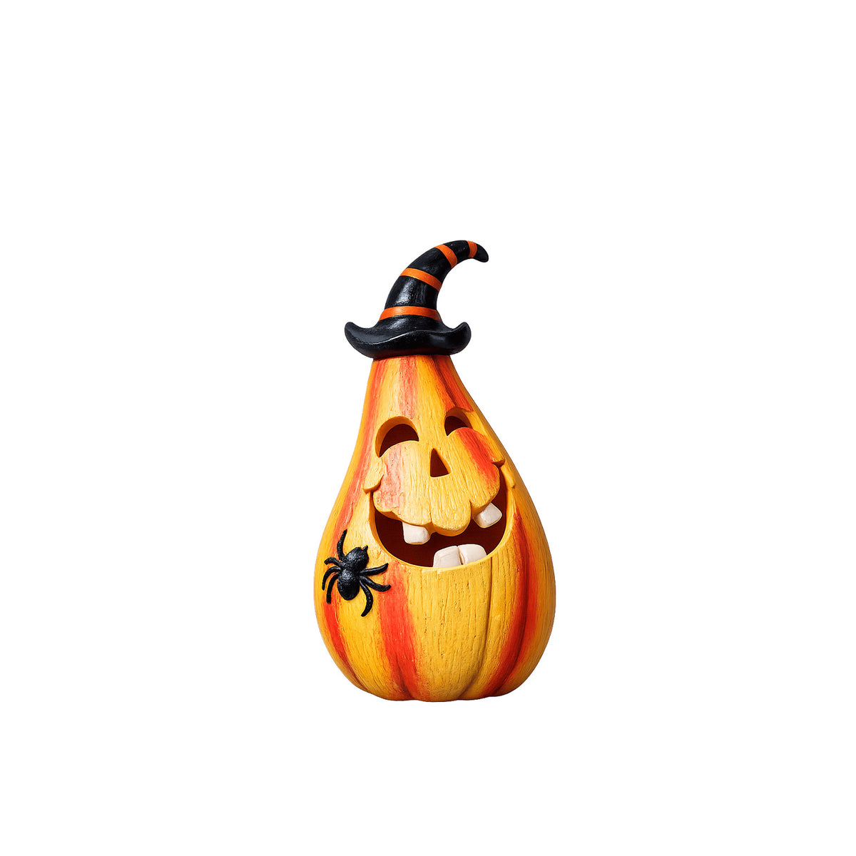 Witch Hat Pumpkin Resin Ornament