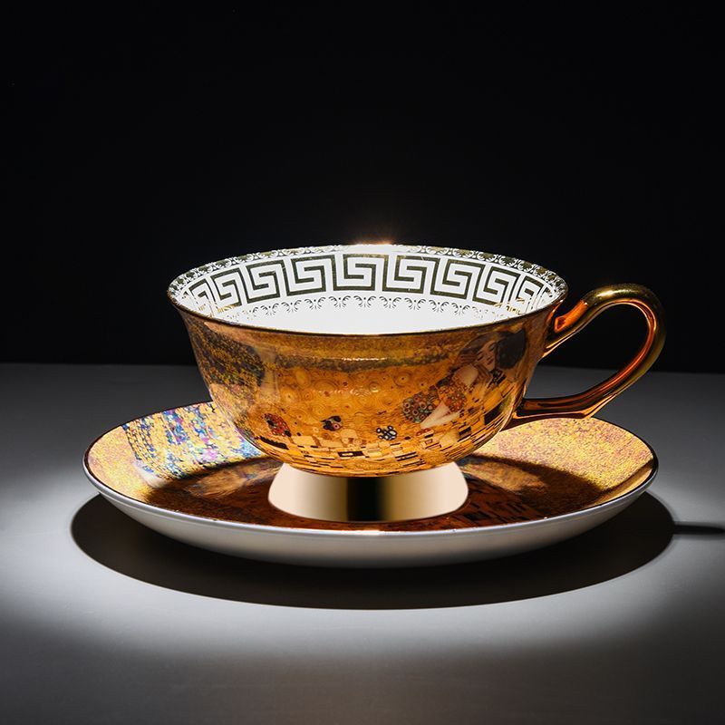 European Retro Coffee Cup Suit Bone China Good-looking