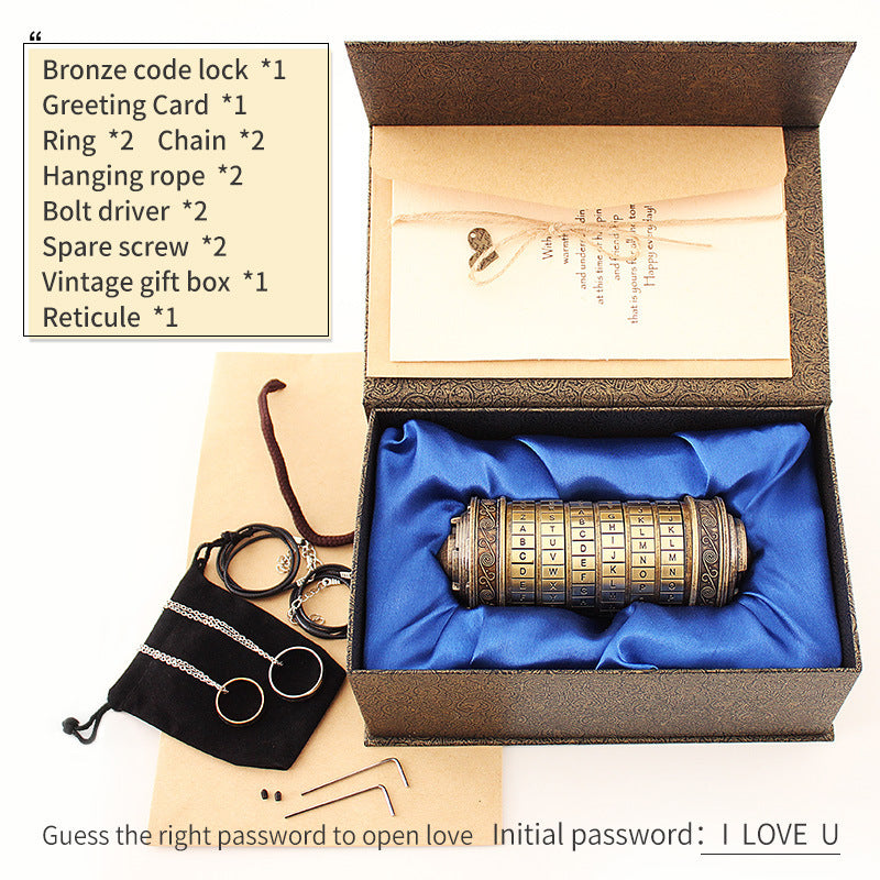 Alloy Creative Da Vinci Combination Lock Set