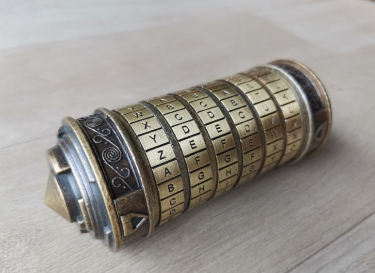 Da Vinci Combination Lock Bronze Precision Edition