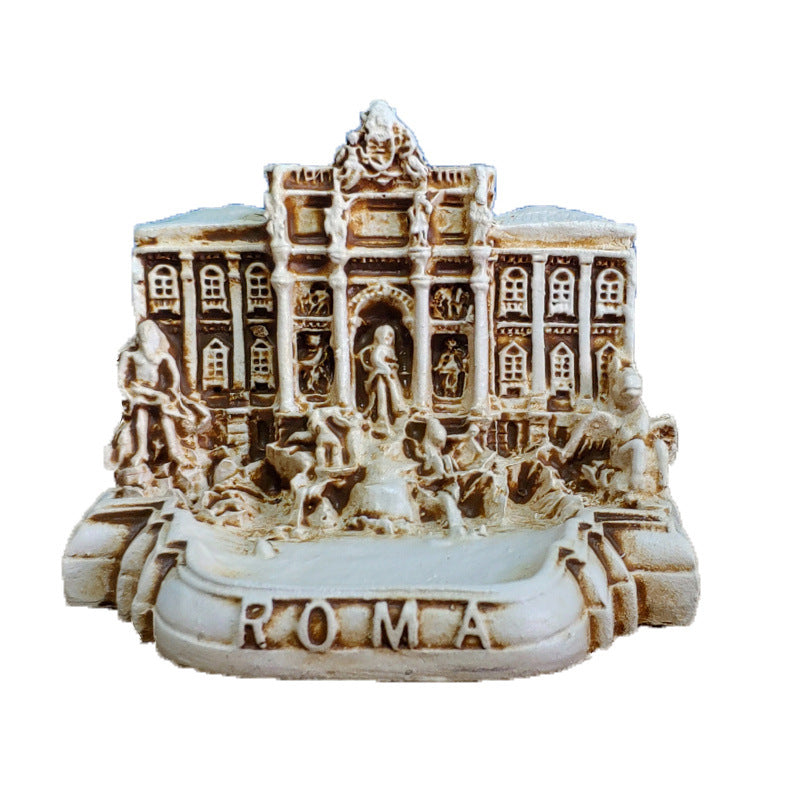 Rome Trevi Fountain Church Italy Rome Travel Souvenir Sand Set