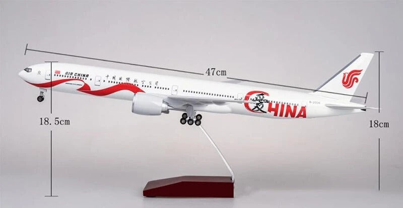 Air China loves B777-300 Air China loves simulation model
